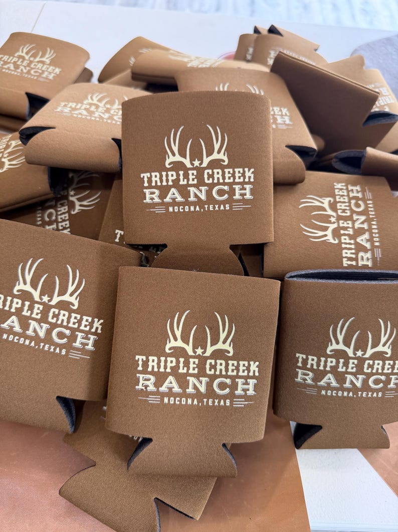 Personalized Can Coolers, Party Favors, Wedding Favors, Bridal Party, Groomsman gift, Beach Party favors, vacation trip favors, Promo favors image 18
