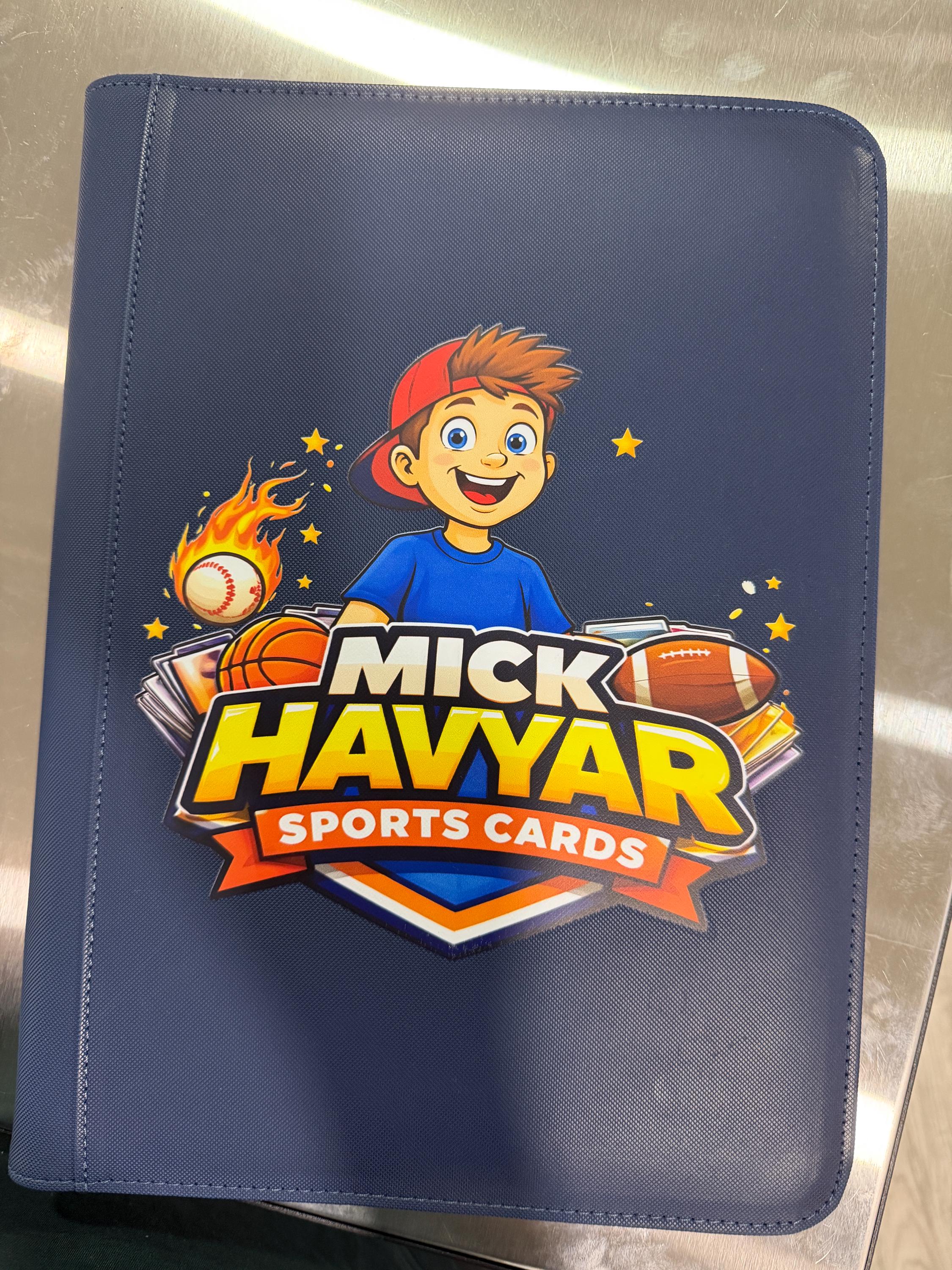 personalized trading card binder Custom Trading Card Binder With Personalized Text or Image, Card Collector  Organizer Binder, Custom Gift for Collectors, Kids or Adults