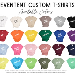 UNISEX Custom T-Shirts Photo on Shirt Personalized Shirt Custom Print Shirts Make Your Own Shirts Matching Shirts Group Shirts Logo on Shirt