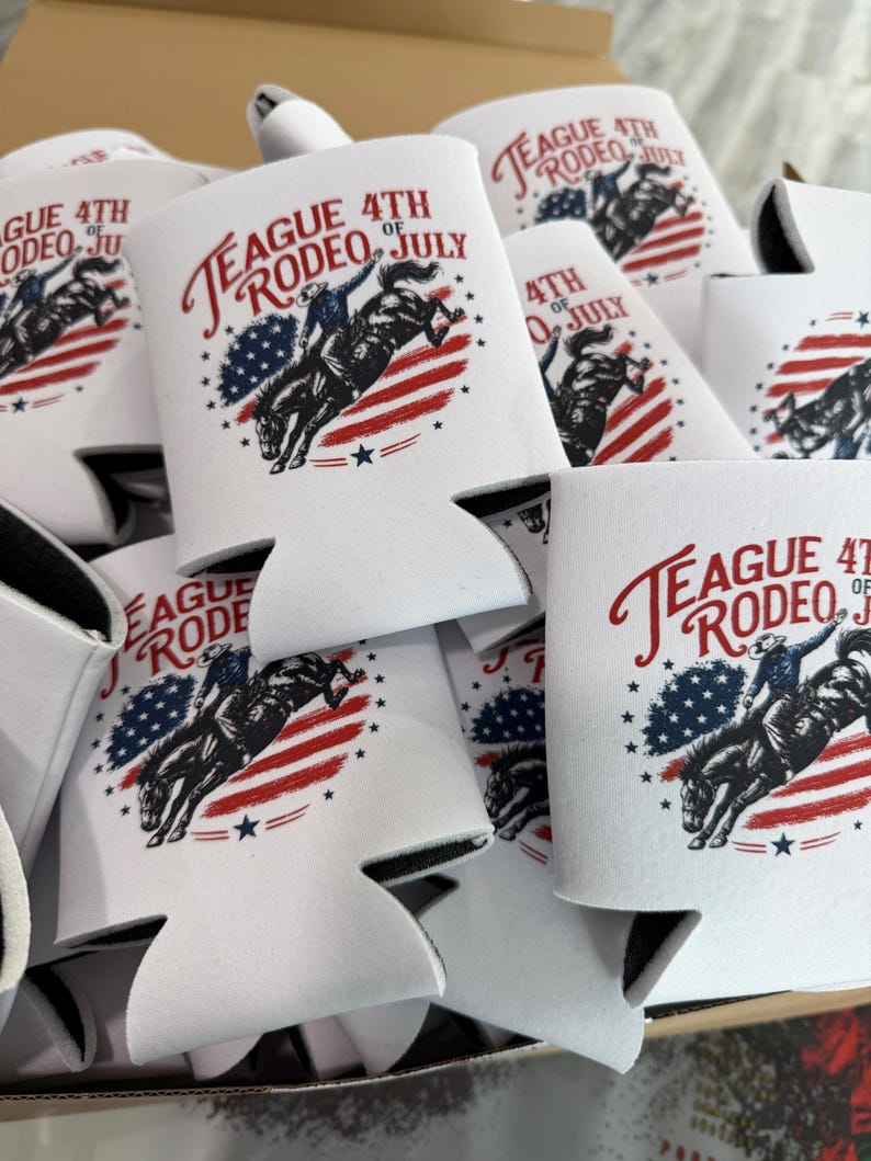 Personalized Can Coolers, Party Favors, Wedding Favors, Bridal Party, Groomsman gift, Beach Party favors, vacation trip favors, Promo favors image 20