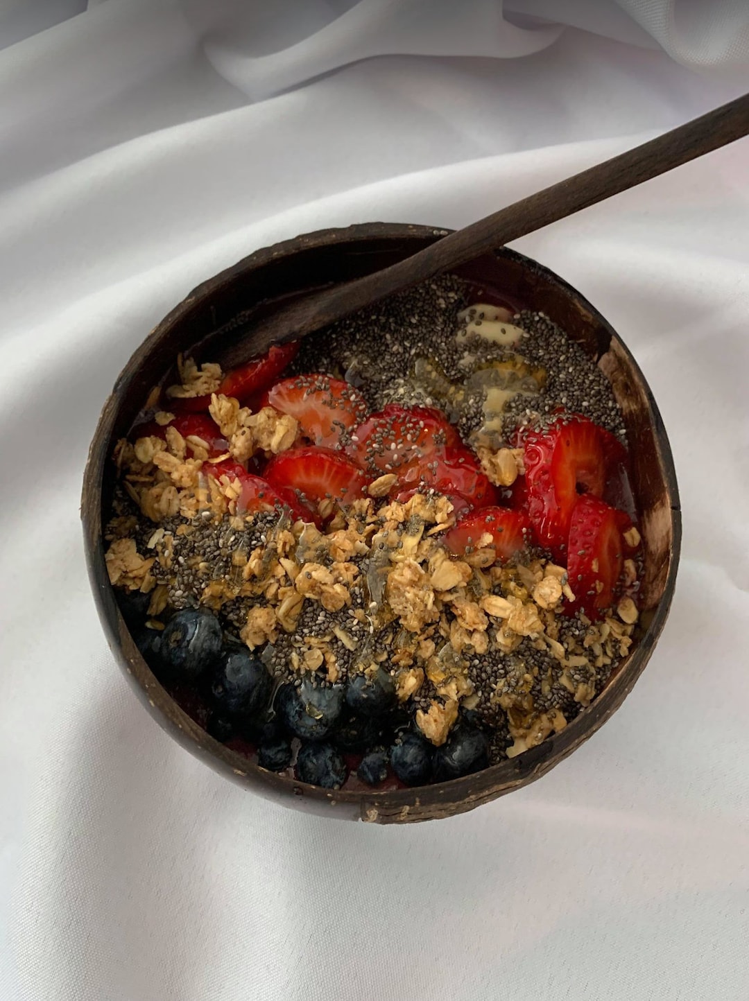 Natural Coconut Shell Bowls W/ FREE 1 Spoon | | Smoothie/acai Bowls ...