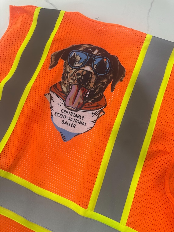 Custom Safety Vest Custom High viz vest Personalized Construction Vest Halloween Construction Vest Safety Personalized Vest Reflective Vest