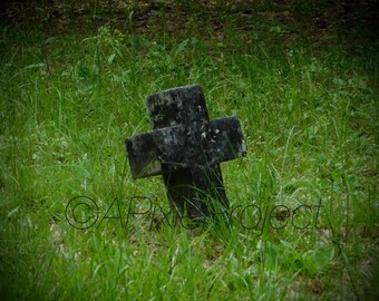 Forgotten Cross Gravestone