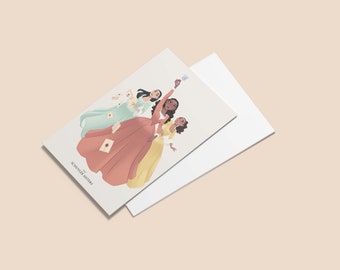 Postcard Schuyler Sisters Hamilton Musical Fanart Beno Meli / Print / Walldecor / Illustration / Wallart / Art / Alexander Christmas Present