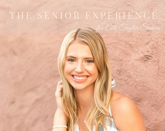 Senior Photography Magazine, Style Guide Canva Template, Senior Photography Outfit Guide