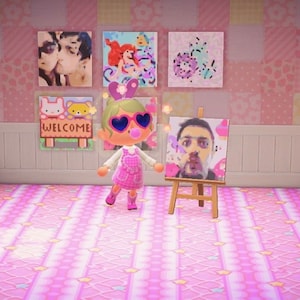 Benutzerdefinierte Foto QR-Code für Animal Crossing
