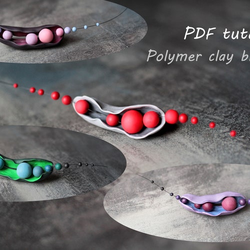 Floral Applique A Polymer Clay Tutorial Etsy