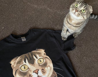 T-shirt personnalisé avec votre chien ou chat