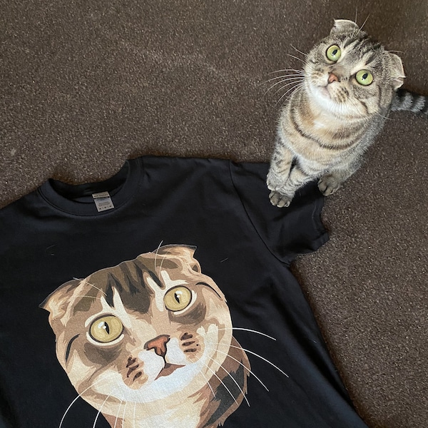 T-shirt personnalisé avec votre chien ou chat