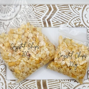 Crystal Chips - Gemstone Chips - Crystal Semi Tumbled Chips - Bulk Crystal