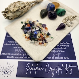 Intuition Crystal Kit, Crystals for Intuition