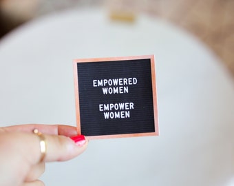 Empowered Women Empower Women Matte Sticker MacBook Laptop Sticker Journal Sticker Matte Sticker Feminism Sticker