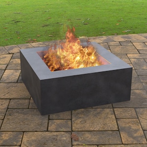 Modern square Fire Pit, Digital product, files DXF, SVG for cnc, Plasma, Laser. FirePit Metal, Garden Fireplace