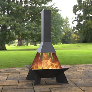 Pyramid Rocket Fire Pit, Digital product, files DXF, SVG for CNC, Plasma, Laser, Waterjet. FirePit, Metal Art, Metal, Garden Fireplace