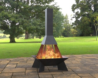Pyramid Rocket Fire Pit, Digital product, files DXF, SVG for CNC, Plasma, Laser, Waterjet. FirePit, Metal Art, Metal, Garden Fireplace
