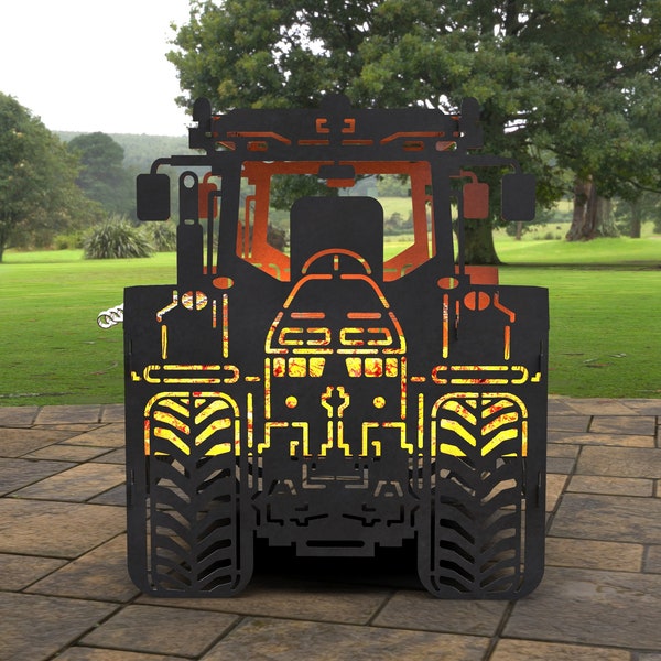 Tractor Fire Pit, Digital product, files DXF, SVG for Cnc, Plasma, Laser. Bbq, Grill, Mangal, Barbecue, Collapsible FirePit, Farm