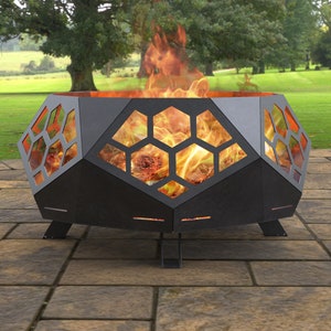 Fire pit Modern New II 3mm,  DIGITAL PRODUCT -  no physical items will be sent. files dxf, svg. Firepit.