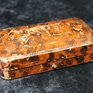 Antique Jewellery Box Vintage Jewelry Case Jewelers Display Box Peplow & Son Stourbridge