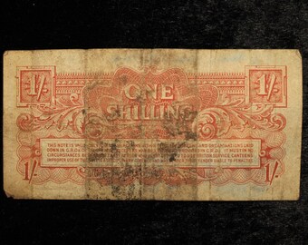 British Armed Forces One Shilling 1948 2nd Series Special Voucher