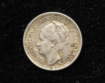 オランダ 10セント硬貨 | ウィルヘルミナ女王 | 1948年 - Etsy 日本