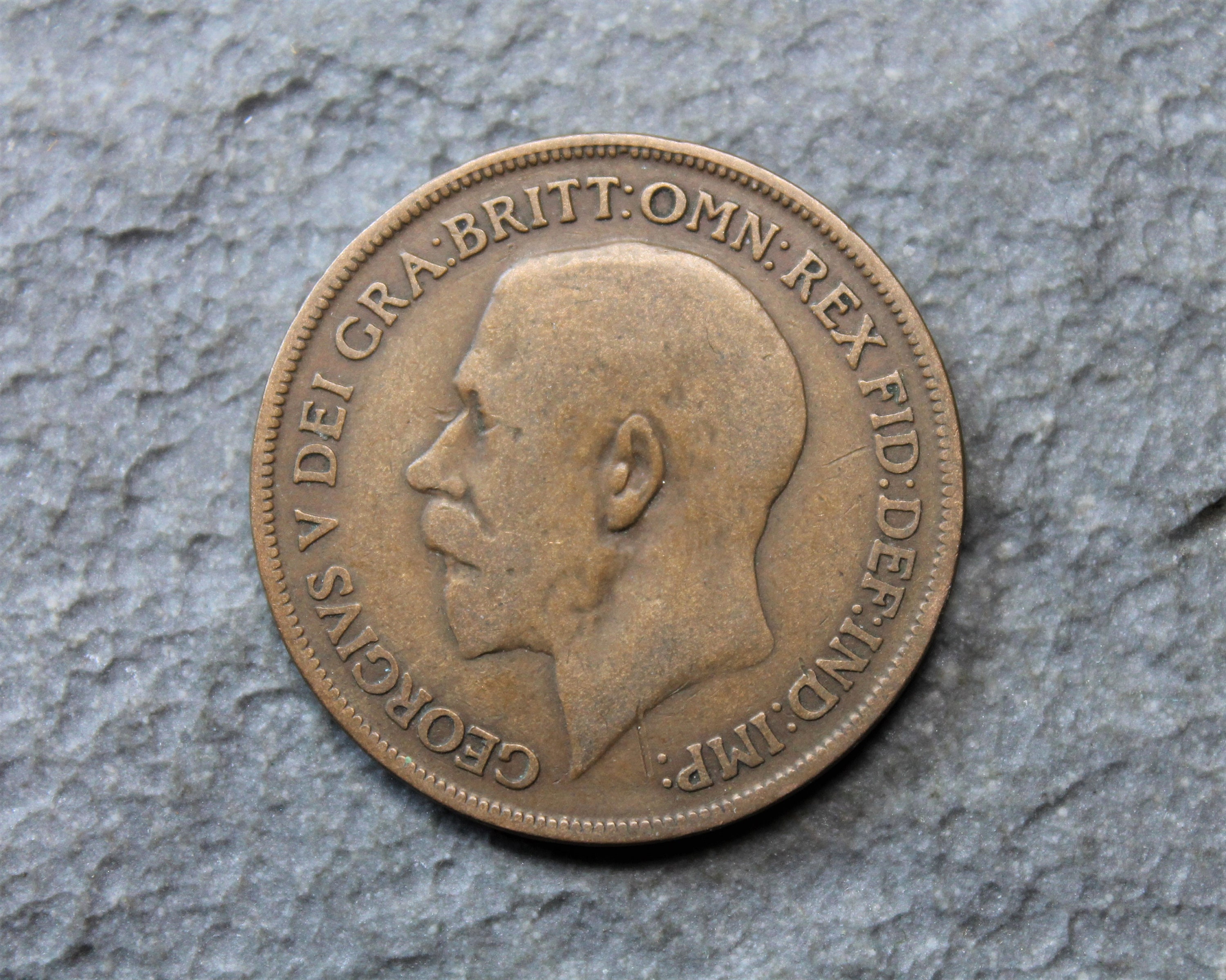 貴重！オーストラリア硬貨1/2ペニーコイン1916年ジョージ5世