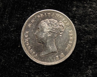 1838年 2ペンス銀貨 マウンディまたは植民地コイン ヴィクトリア女王