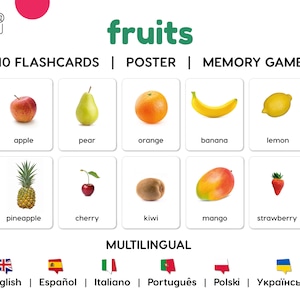 🕹️ Play Fruit Memory Game Memory: Free Online Fruits Memory Card Pair  Matching Video Game for Kids & Adults