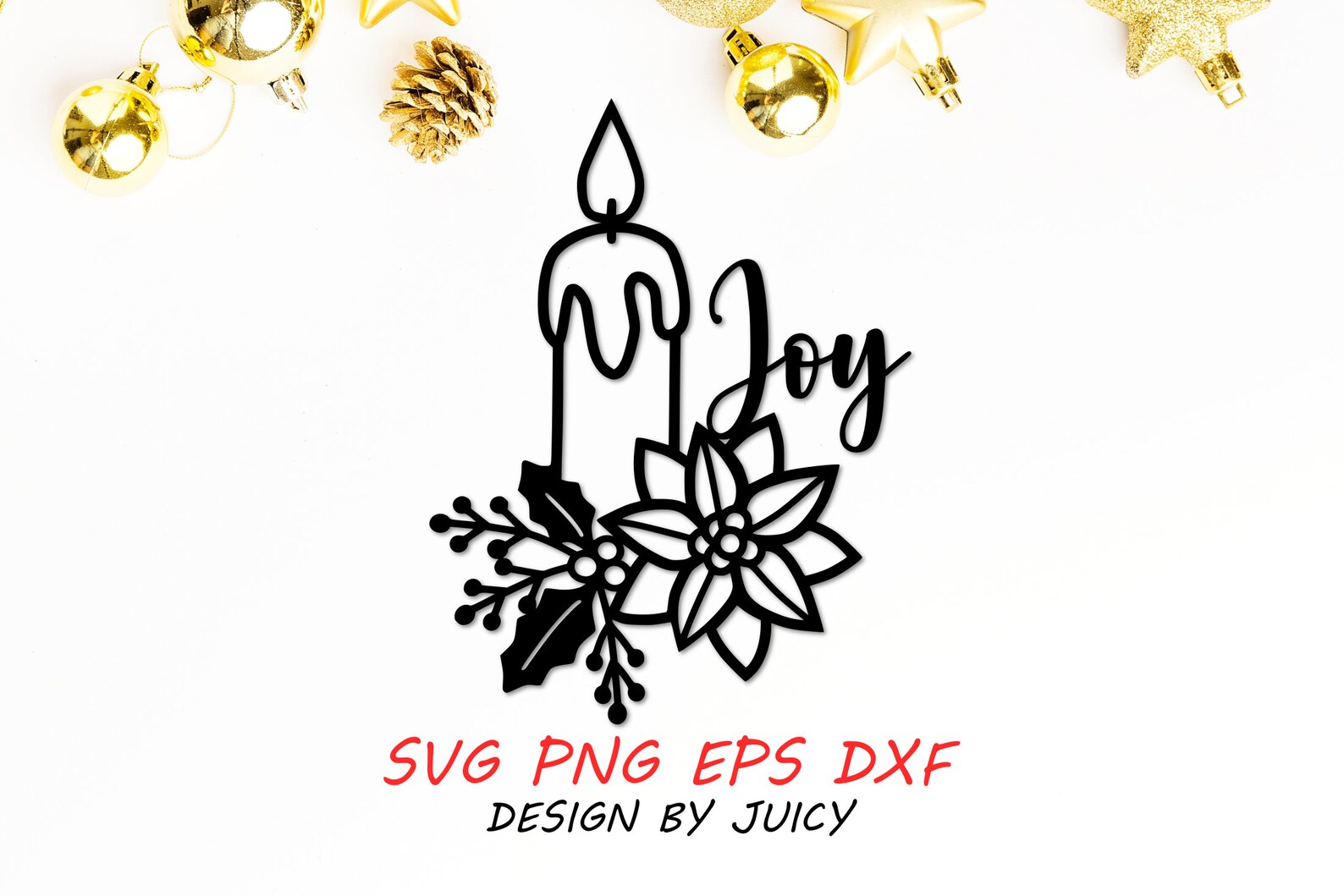 Hope Peace Joy Love Advent Candle Svg Bundle, Christmas Candlestick Svg ...