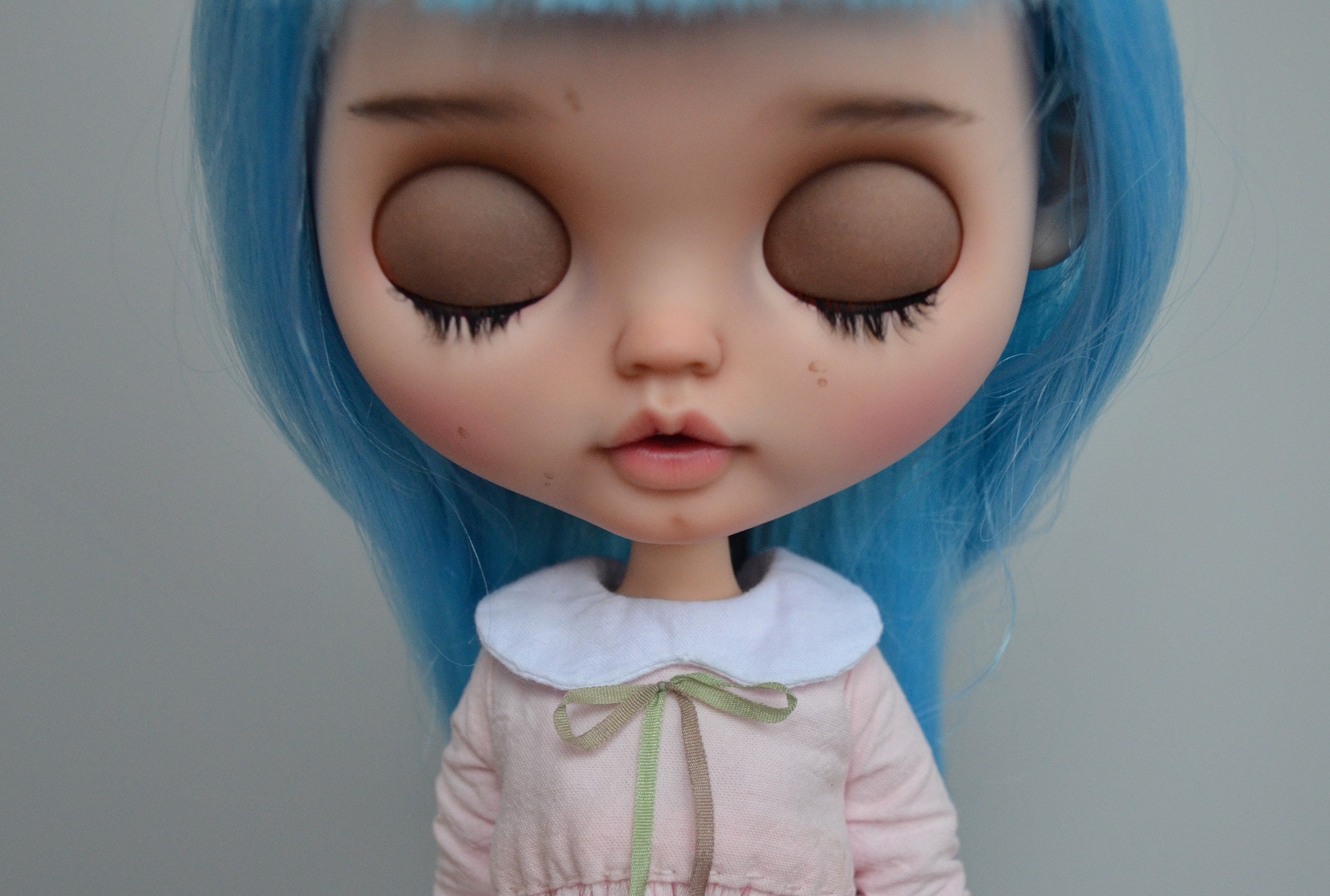 2. "Sapphire" 18 inch doll with blue hair - wide 7