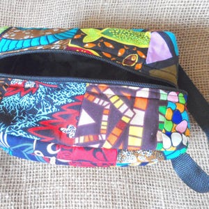 Sponge/toiletry bag - Kenyan fabric