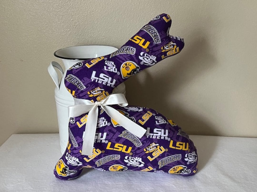 LSU Ornament, LSU Home Decor, LSU Easter Bunny, Easter Home Decor ...