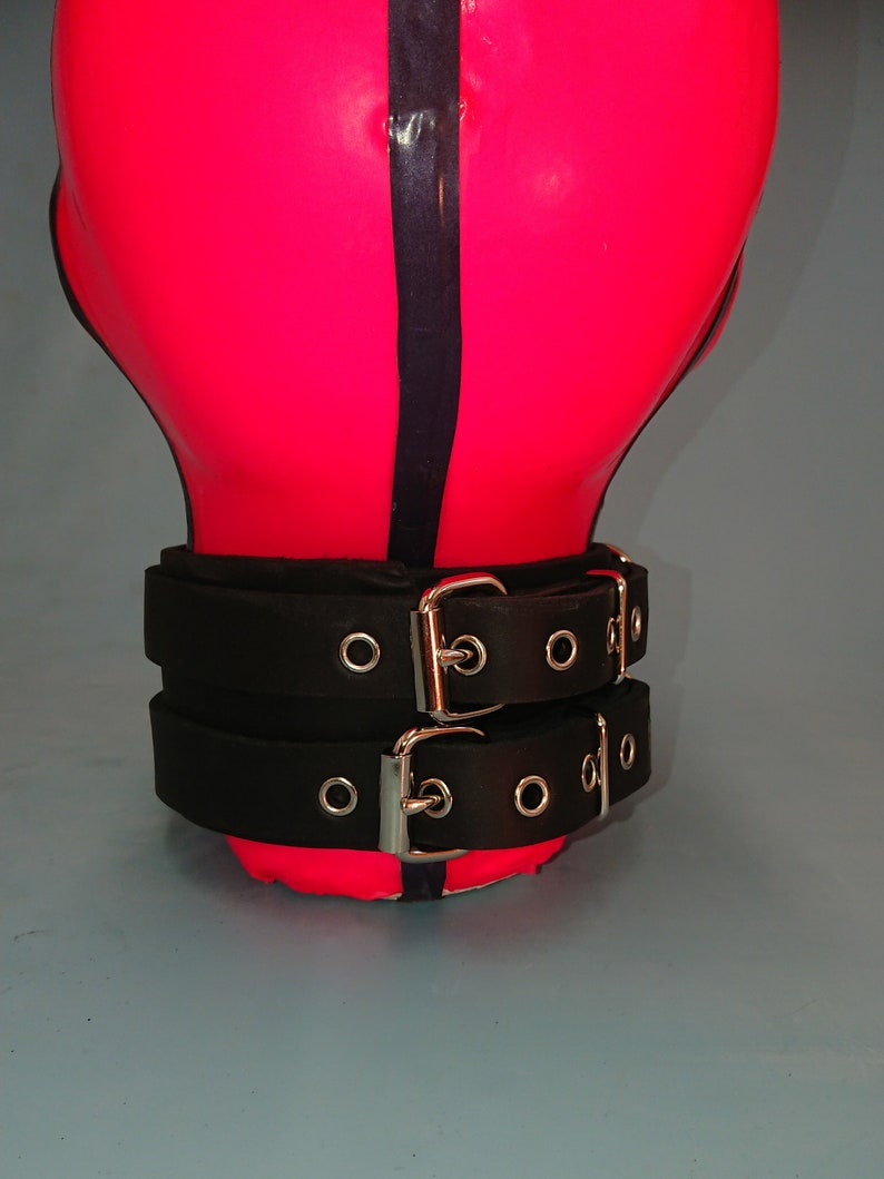 Leather Neck Stock Collar Etsy