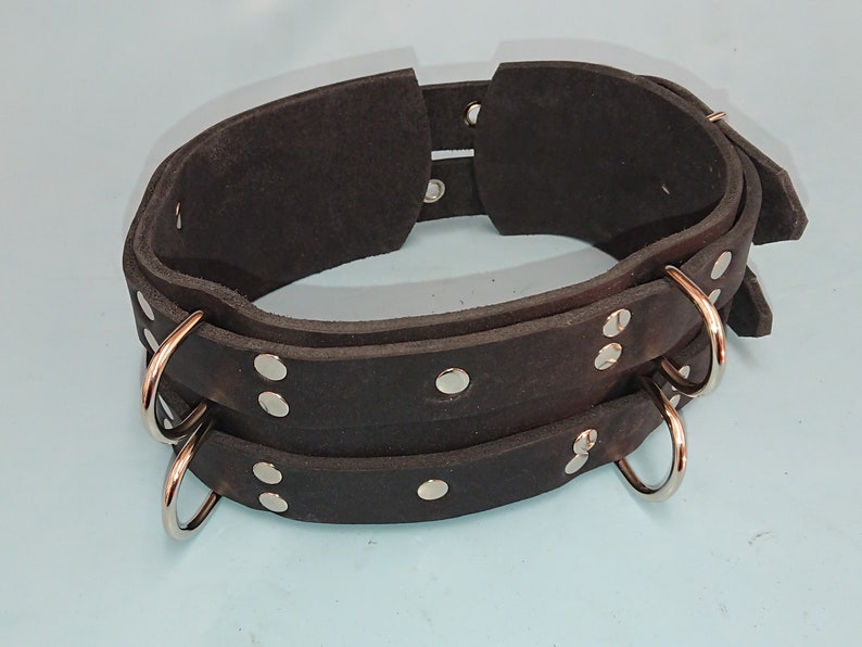 Leather Neck Stock Collar Etsy UK
