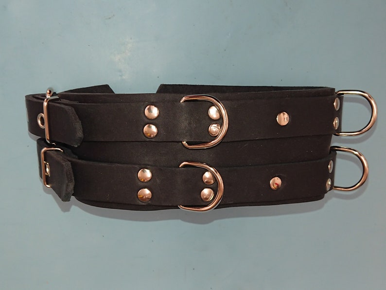 Leather Neck Stock Collar Etsy