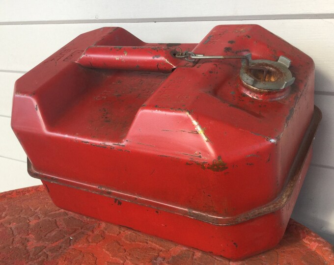 Blitz Gas Can 2.5 Gallon Red Metal USMC 1985 Etsy