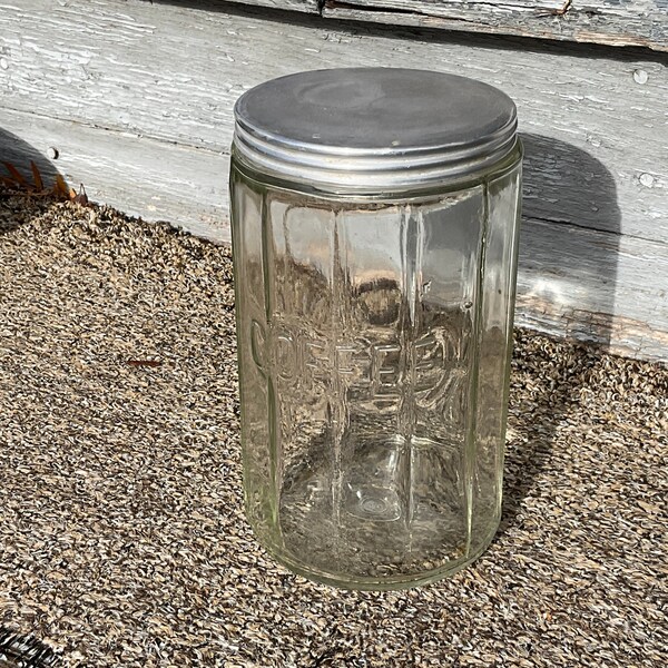 Vintage Coffee Jar Etsy