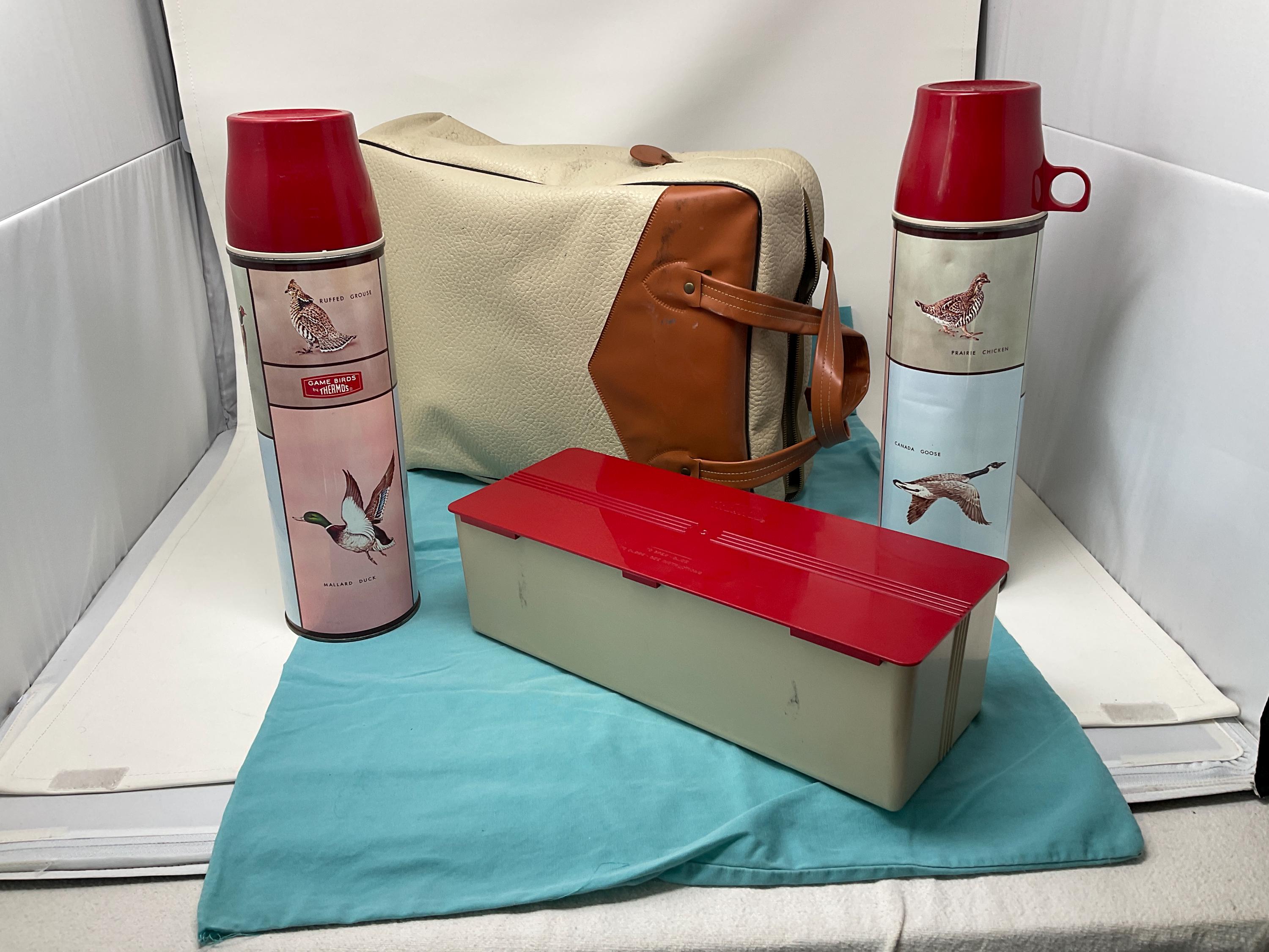 Vintage Thermos Picnic Set - Etsy