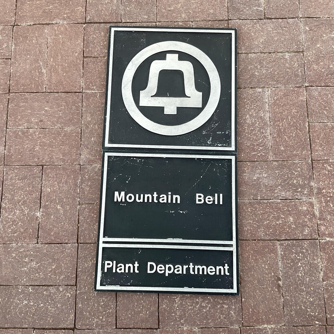 Vintage Telephone Building Signs Mountain Bell - Etsy