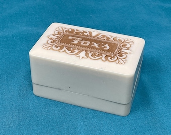Celluloid Ring Box Vintage Art Deco Jewelry Box