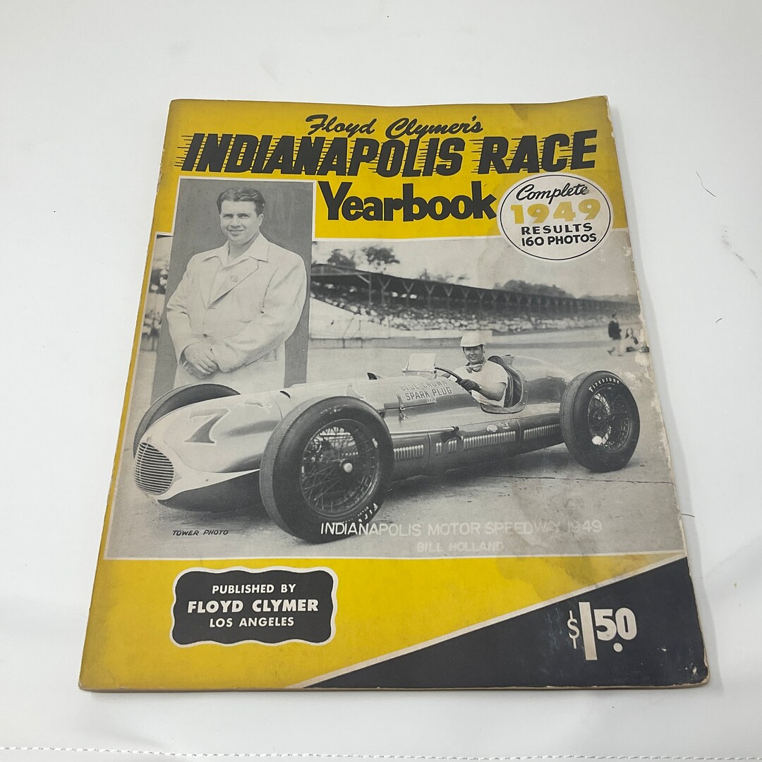1949 Indianapolis Race History Auto Racing Floyd Clymer’s Etsy