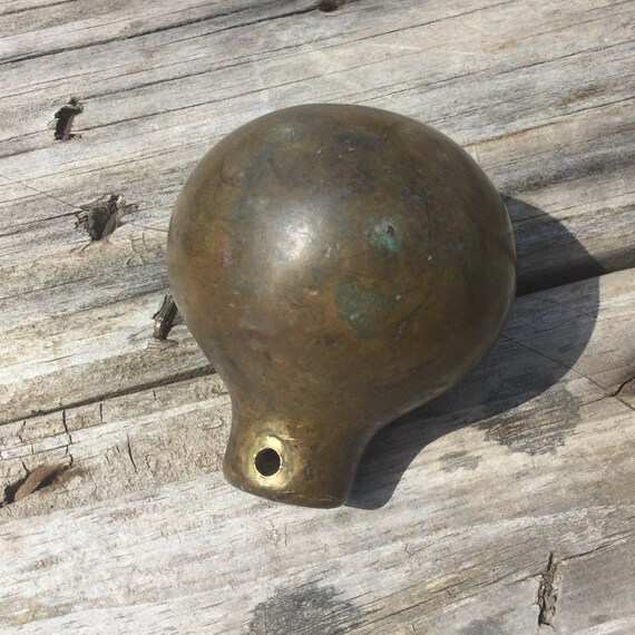Brass Knob Horse Hame Vintage Harness Walking Stick Top Etsy