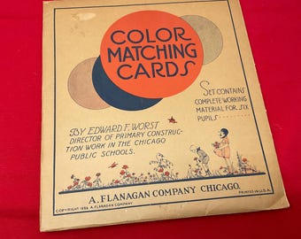 Vintage Teaching Aids 1920’s A Flanagan Company 1926