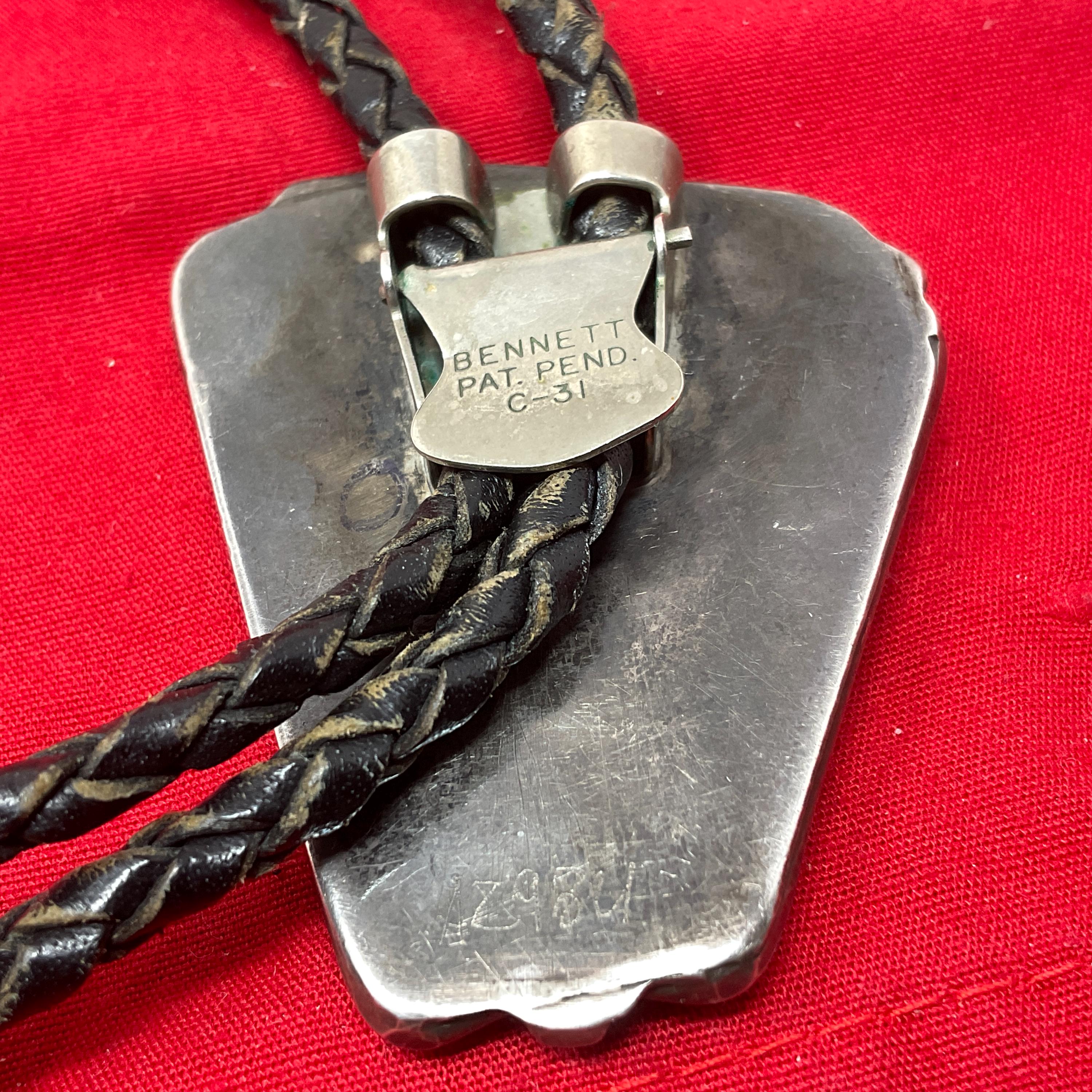 Vintage Turquoise Bolo Tie Navajo Sterling Native American Jewelry - Etsy