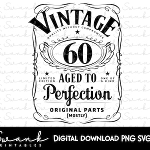 40th Birthday Svg Vintage Birthday Limited Edition Svg Etsy