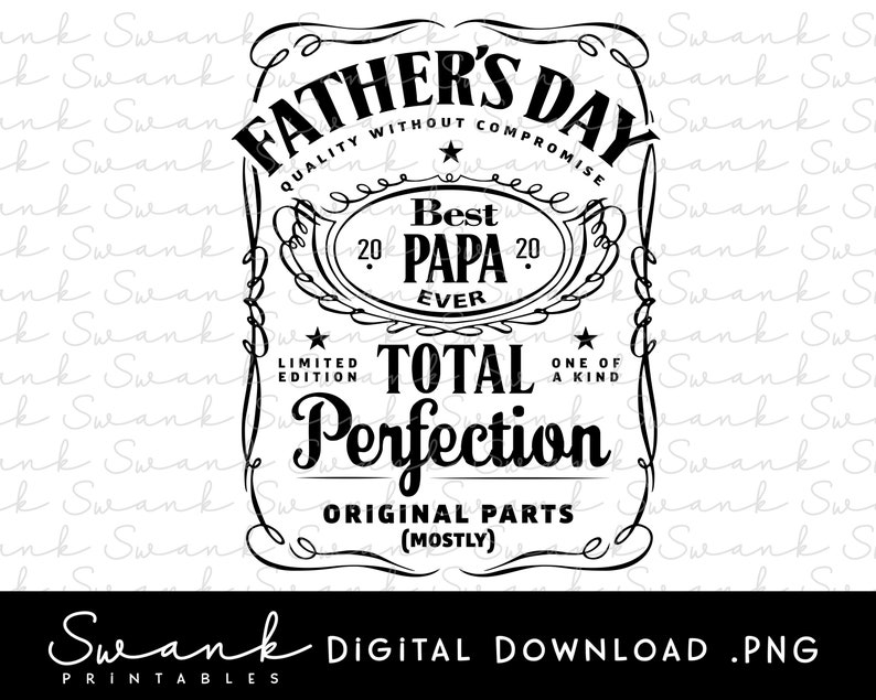 Download Father's Day SVG Papa SVG Best Dad Whiskey Label SVG | Etsy