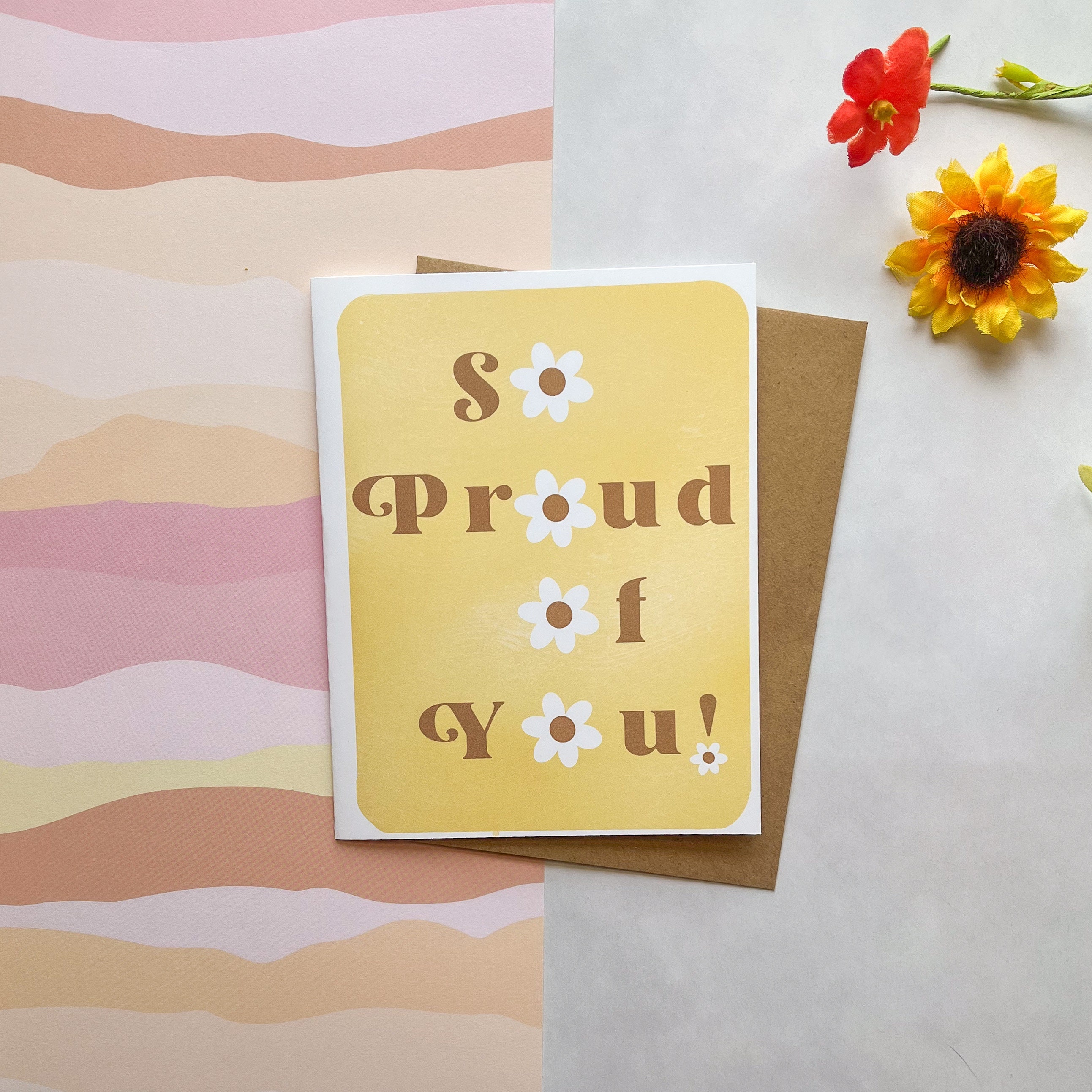 Proud Card So Proud of You Card, Graduation Card, Girly Grad, Proud Parents ...
