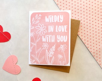 Wildly in Love with You Valentine’s Day Card
