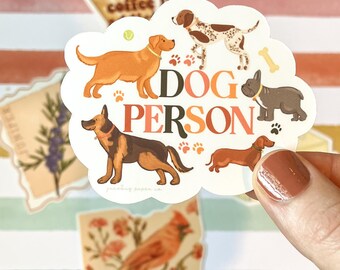 Dog Person Sticker
