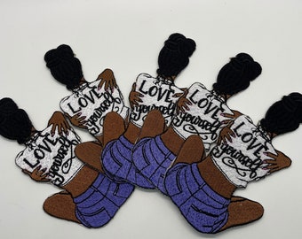 Prideful Patchez, Love Yourself, Iron On Patch, Sew On Patch, Embroidered Patch, Great for Jackets, Denim, Hoodies & Bags, Cute Patches
