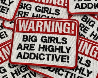 Prideful Patchez, Highly Addictive, Iron On Patch, Sew On Patch, Embroidered Patch, Great for Jackets, Denim, Hoodies & Bags, Cute Patches